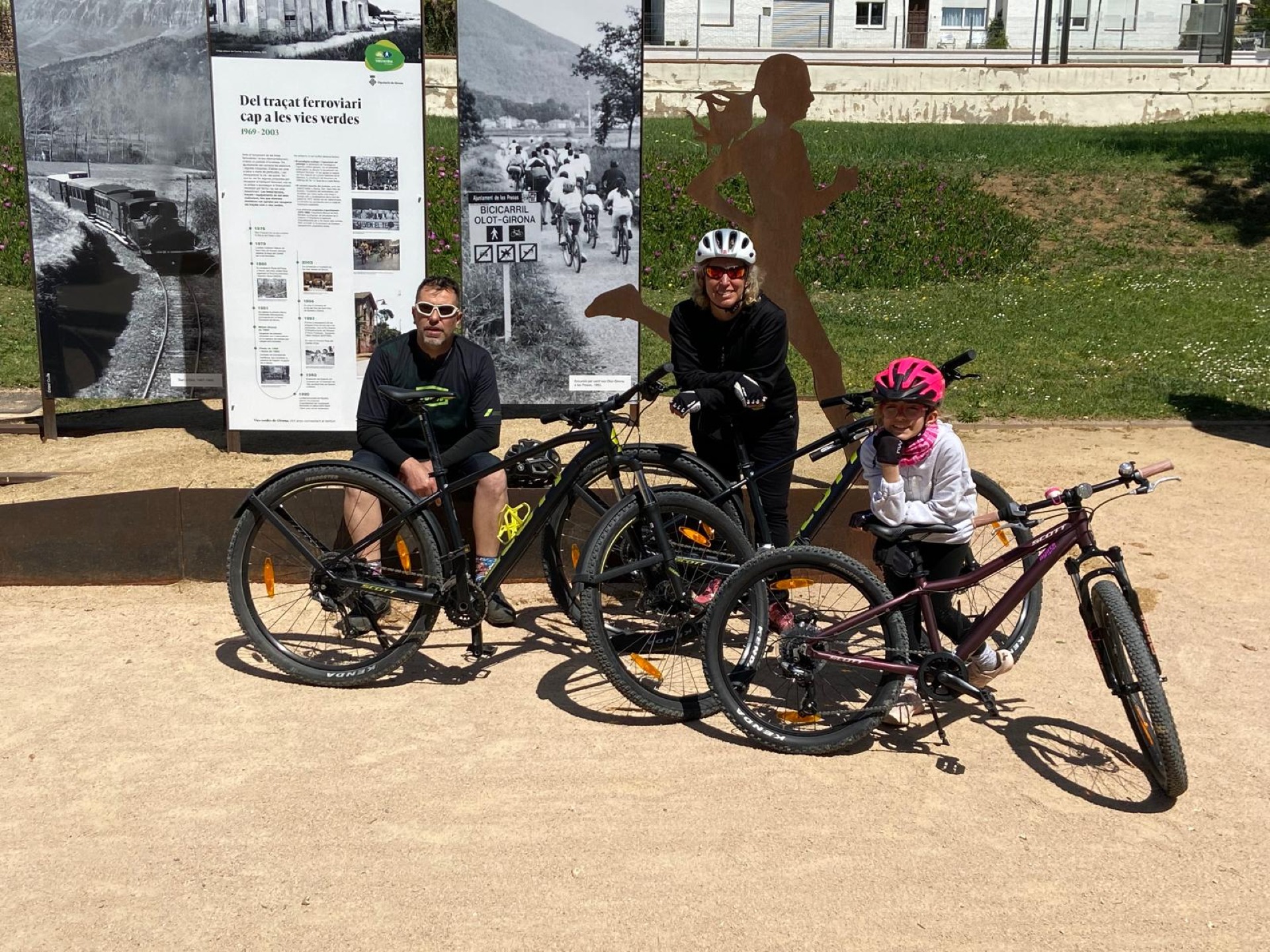 Salida en bici por las vías verdes 